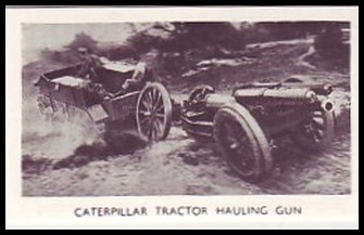 Caterpillar Tractor Hauling Gun